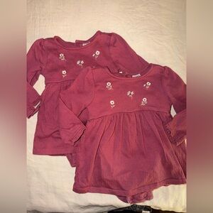 Twin set! Carter's Pink Floral Kids Blouse